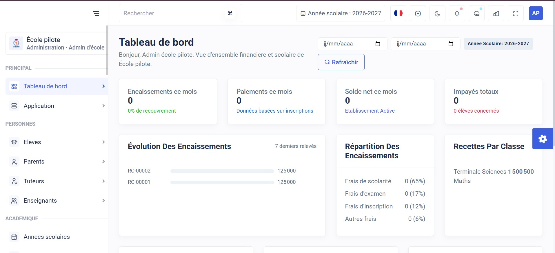 Gestion complète